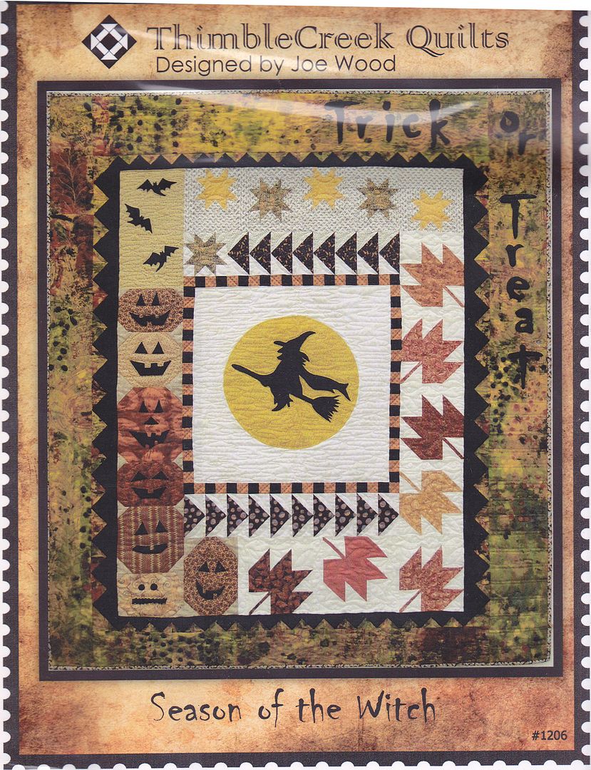 Thimblecreek Quilt Pattern Season of the Witch 9 Month BOM Block of